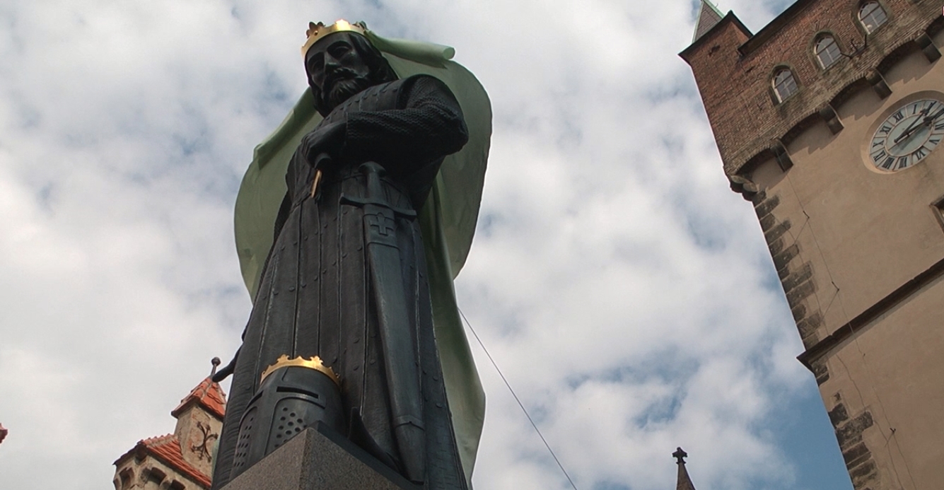 Socha Přemysla Otakara II. Vysoké Mýto